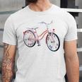 Vintage Bicycle With Playing Cards Nostalgia Premium Tri-Blend Unisex Jersey T-Shirt