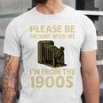 Vintage Please Be Patient With Me I'm From The 1900s Camera Premium Unisex Jersey T-Shirt