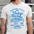 Vintage Racing Automotive Nostalgia Distressed Car Premium Tri-Blend Unisex Jersey T-Shirt