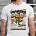 Werewolf Wolfmanator Nostalgia Vintage Halloween Unisex Jersey T-Shirt Werewolf Wolfmanator Nostalgia Vintage Halloween Unisex Jersey T-Shirt