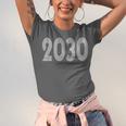 2030 Year Graduation Class Of Photo Shirt Retro Disco Unisex Jersey T-Shirt