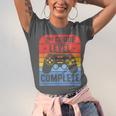 2nd Grade Level Complete Graduation Student Video Gamer Unisex Jersey T-Shirt