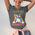 5th Grade Graduate Class 2021 Dabbing Unicorn Graduation Unisex Jersey T-Shirt