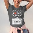 90s Nostalgia Cassette Heart Retro I Love The 90s Unisex Jersey T-Shirt