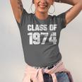 Class Of 1974 High School College Graduation Reunion Unisex Jersey T-Shirt