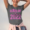 Class Of 2022 Pink Girls Shirt Graduation Unisex Jersey T-Shirt
