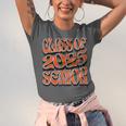 Class Of 2025 Senior Orange And Student Graduation Unisex Jersey T-Shirt