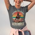 Classic Western Nostalgia Cowboy Sunset Unisex Jersey T-Shirt