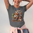 Coffee And Book Reading Accessories For Book Lovers Gnome Unisex Jersey T-Shirt Coffee And Book Reading Accessories For Book Lovers Gnome Unisex Jersey T-Shirt