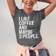 I Like Coffee Introvert Coffee Lovers Sarcastic Humor Unisex Jersey T-Shirt I Like Coffee Introvert Coffee Lovers Sarcastic Humor Unisex Jersey T-Shirt