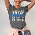 Never Dreamed I'd Be a Sexy Auditor Graduation Unisex Jersey T-Shirt