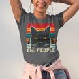 Ew People Cat Saying Introvert Women Men Kids Unisex Jersey T-Shirt Ew People Cat Saying Introvert Women Men Kids Unisex Jersey T-Shirt