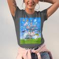 Frutiger Aero Aesthetic Tech Cherry Blossom Fishes Bubbles Unisex Jersey T-Shirt Frutiger Aero Aesthetic Tech Cherry Blossom Fishes Bubbles Unisex Jersey T-Shirt