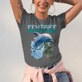 Frutiger Aero Splashy Dolphin Y2k Aesthetic Graphic Unisex Jersey T-Shirt Frutiger Aero Splashy Dolphin Y2k Aesthetic Graphic Unisex Jersey T-Shirt