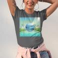 Frutiger Aero Y2k Aesthetic Palm Trees Cyber Beach World Unisex Jersey T-Shirt Frutiger Aero Y2k Aesthetic Palm Trees Cyber Beach World Unisex Jersey T-Shirt