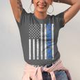 Funny Class Of 2021 American Flag Senior Graduation Unisex Jersey T-Shirt