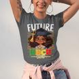 Future HBCU Grad Afro Girl College Graduation Kids Unisex Jersey T-Shirt