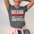 Genealogist Miracle Worker Genealogy Graduation Unisex Jersey T-Shirt