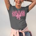 Graduate 2025 Class Of 2025 Senior Coquette Bow Graduation Unisex Jersey T-Shirt