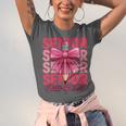 Graduate 2025 For Senior 2025 Graduation Coquette Pink Bow Unisex Jersey T-Shirt