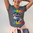 Graduation I Crushed 2nd Grade Unicorn Girls Grad Magical Unisex Jersey T-Shirt