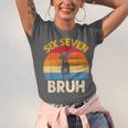Graduation Six Seven Bruh Dabbing 67 Meme 6 7 Boys Kids Unisex Jersey T-Shirt