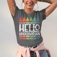 Hello Kindergarten First Day Back To School Graduation Unisex Jersey T-Shirt