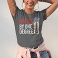 Hotter By One Degree Phd MBA College Graduation Unisex Jersey T-Shirt