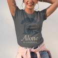 Introvert Alone Is Enough Social Battery Low Antisocial Unisex Jersey T-Shirt