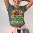 Introvert Cats Sarcasm Cat Lover Introverts Unisex Jersey T-Shirt