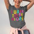 Introvert I Want To Be Alone Retro Wavy Unisex Jersey T-Shirt Introvert I Want To Be Alone Retro Wavy Unisex Jersey T-Shirt