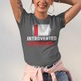 Introverted Please Wait Introvert Saying Sarcasm Unisex Jersey T-Shirt