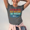 Introverted But Willing To Discuss Spicy Unisex Jersey T-Shirt Introverted But Willing To Discuss Spicy Unisex Jersey T-Shirt