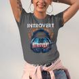 Introvert's Best Friend Noise-Canceling Headphones Unisex Jersey T-Shirt
