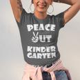Kids Peace Out Kindergarten For Graduation Unisex Jersey T-Shirt