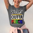 Kids Straight Outta Pre-K Graduation Unisex Jersey T-Shirt