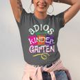 Last Day Of School Adios Kindergarten Graduation Kids Girls Unisex Jersey T-Shirt