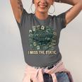 I Miss The Static Retro VHS Nostalgia Art Unisex Jersey T-Shirt