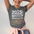 Mission Graduation Accomplished For Class Of 2025 Unisex Jersey T-Shirt
