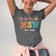 MSW Est 2025 Graduation School Social Worker Shirt Master Unisex Jersey T-Shirt