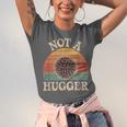 Not A Hugger Retro Sea Urchin Sarcastic Introvert Unisex Jersey T-Shirt Not A Hugger Retro Sea Urchin Sarcastic Introvert Unisex Jersey T-Shirt