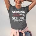 Nursing School Survivor 2025 RN ER Graduation Nurse Grad Unisex Jersey T-Shirt