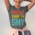 People Think I'm Shy I Introvert Unisex Jersey T-Shirt People Think I'm Shy I Introvert Unisex Jersey T-Shirt