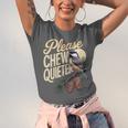 Please Chew Quieter Introverts Casual Everyday Unisex Jersey T-Shirt