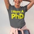 Pretty Huge Dick Joke Graduation PhD Humor Unisex Jersey T-Shirt