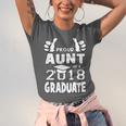 Proud Aunt Of A 2018 Graduate Senior Graduation School Shirt Unisex Jersey T-Shirt