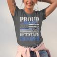 Proud Aunt Of a State Trooper Police Officer Graduation Unisex Jersey T-Shirt