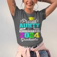 Proud Aunty Of Kindergarten Graduate 2024 Graduation Aunty Unisex Jersey T-Shirt
