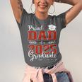 Proud Dad Of a Class Of 2025 Graduate For Graduation Unisex Jersey T-Shirt