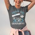 Proud Dad Of Two 2018 Graduates Twin Dads Graduation Unisex Jersey T-Shirt